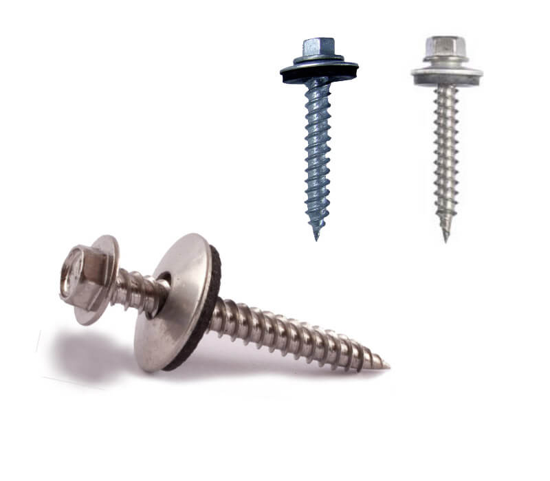 Wood Screws with Neoprene Washer